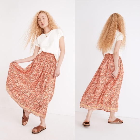 Natalie Martin Silk Bella Maxi Skirt - Picture 8 of 10